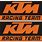 KTM Racing Sticker