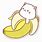 Kawaii Banana Cat Baby