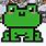 Kawaii Frog Pixel Art