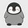 Kawaii Penguin Sticker