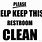 Keep Bathroom Clean Signs Printable