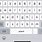 Keyboard of iPhone