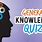 Knowledge Quiz