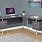 L-shaped Office Desk with Drawers