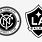 LA Galaxy Logo Black and White