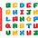 LEGO Alphabet Clip Art