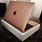 Laptop with Rose Gold in It