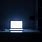Large Computer Screen Dark Room
