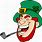 Laughing Leprechaun Clip Art