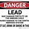 Lead Hazard Sign