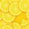 Lemon with Yellow Background