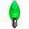 Light Bulb Green Glowing