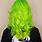 Lime Green Hair Color