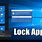 Lock Apps On PC