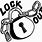 Locked Out Clip Art