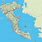 Loggas Beach Corfu Map