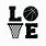 Love Basketball SVG