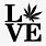 Love Weed SVG
