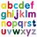 Lowercase Alphabet Clip Art