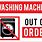 Machine Out of Order Sign