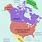 Mapa Da America Do Norte