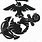 Marine Corps Emblem Embroidery Design