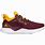 Maroon and Gold Shoes