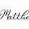 Matt Mathews Fonts