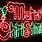 Merry Christmas Sign with Lights