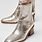 Metallic Ankle Boots