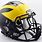 Michigan College Football Helmet