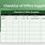 Microsoft Excel Checklist Template