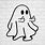 Middle Finger Ghost SVG
