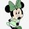 Minnie Mouse Green Dress