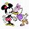 Minnie Mouse and Daisy Duck Cartoon