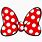 Minnie Mouse with Bow SVG
