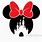 Minnie Mouse with Disney Castle SVG
