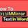 Mirrored Text
