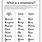 Mnemonics Worksheet
