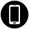 Mobile Icon Black PNG