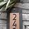 Modern House Number Plaques