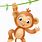 Monkeys Clip Art for Kids