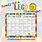 Monthly LEGO Challenge Calendar