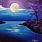 Moonlight Landscape Paintings