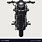 Motorcycle Vector Front