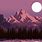 Mountain Range Pixel Art