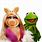 Muppets Miss Piggy and Kermit