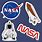 NASA Space Stickers