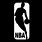 NBA Logo SVG Black and White