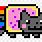 Neon Cat Pixel Art